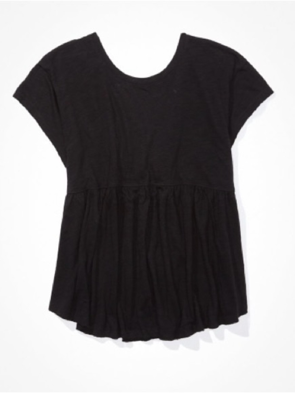 American Eagle Outfitters Oversized Peasant Tee with Tie Back
